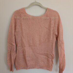 Loose knit mohair sweater